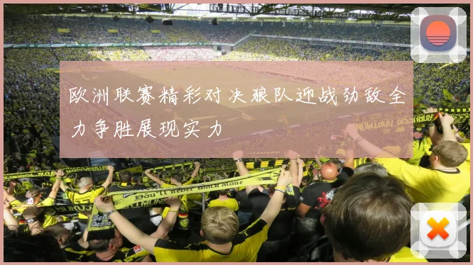 欧洲联赛精彩对决狼队迎战劲敌全力争胜展现实力